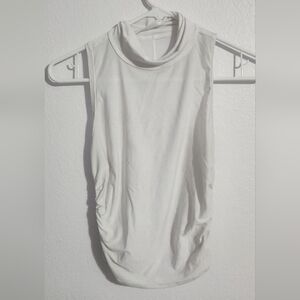 White Sleeveless Top